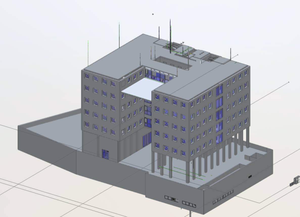 מגדל ארמון — מבנה גמור