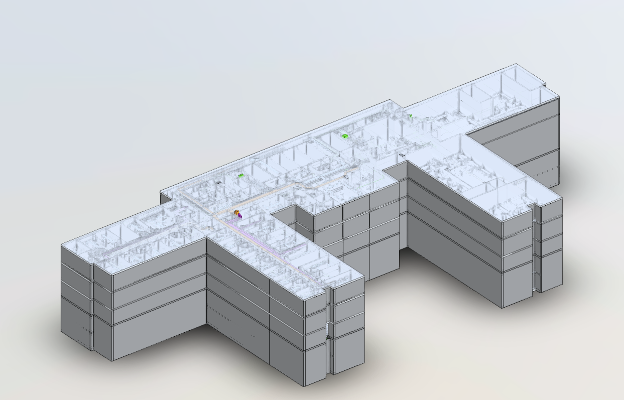 בית חולים בילינסון — שלד מבני