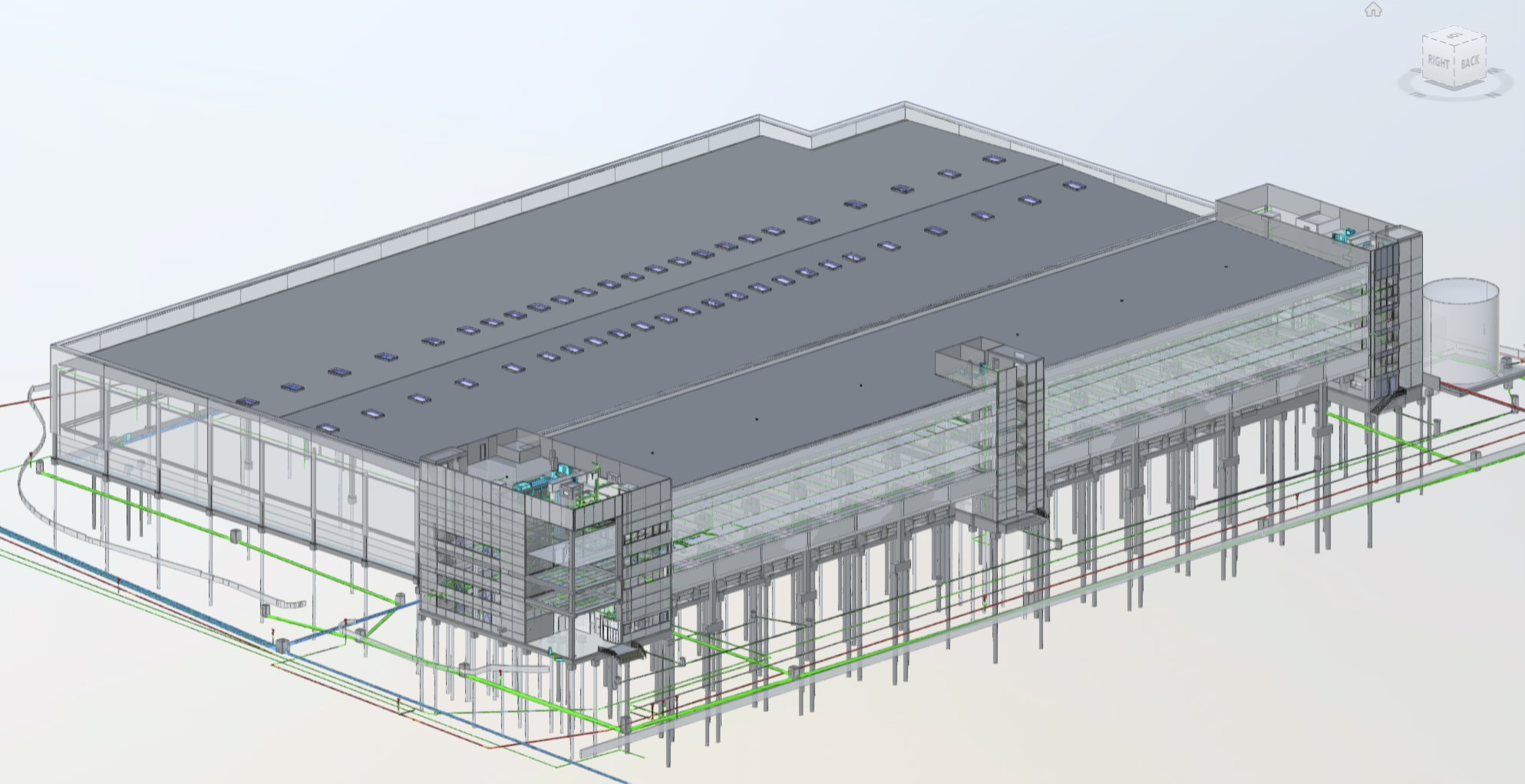מרלוג גולף — מבנה לוגיסטי